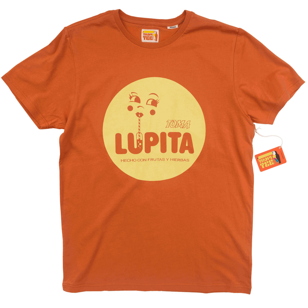 Image of orange Lupita t shirt